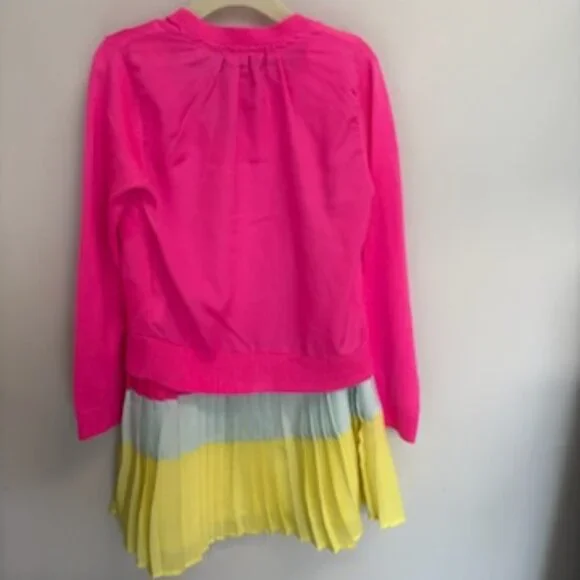 Baker by Ted Baker Girls Sleeveless Pleated Dress/Sweater Set Size Small (5-6) - Picture 2 of 10
